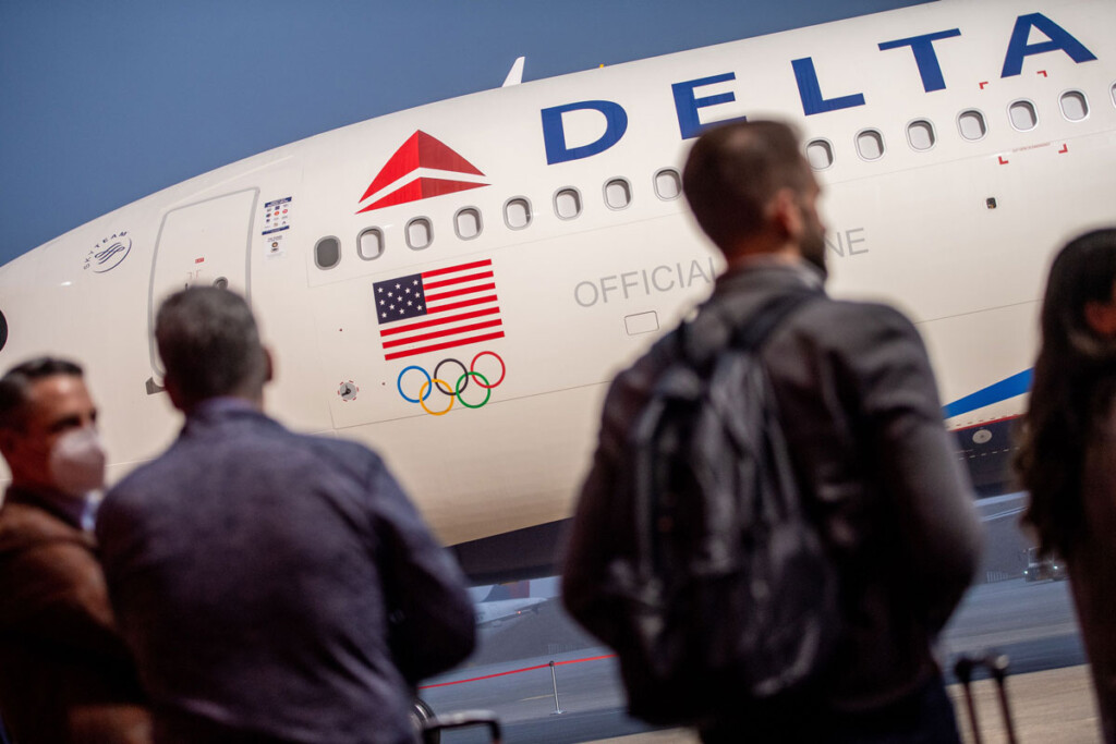 Delta Unveils Aircraft Livery Celebrating Commitment As Official Airline of Team USA New York Airport Delta unveils custom aircraft livery to celebrate 8-year commitment as official airline of Team USA