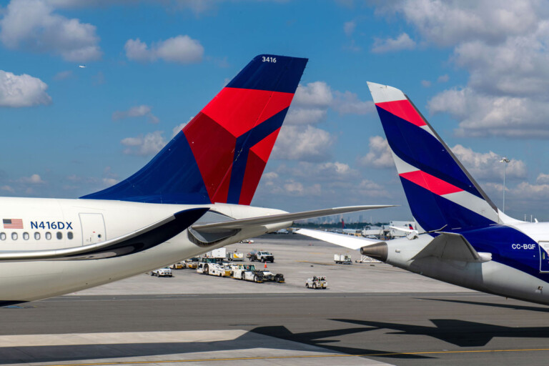 USDOT Approves Delta and LATAM Joint Venture Delta and LATAM at JFK Airport