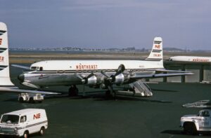 Northeast Airlines Douglas DC-6B New York Airport Northeast Airlines Douglas DC-6B
