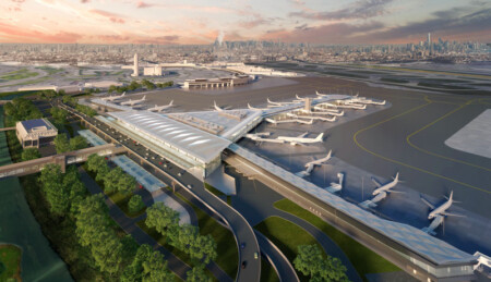 Renowned Terminal Operator Selected To Run Terminal One At Newark Liberty International Airport EWR Terminal One EXTERIOR Aerial Landside Metropolitan Airport News