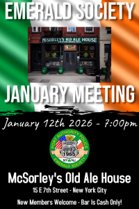 Emerald Society January Meeting