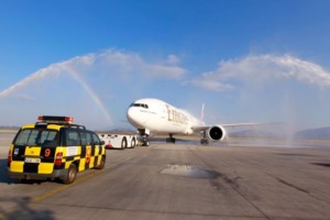 Emirates Touches Down at Newark International Airport Via Athens New York Airport Emirates Airline Newark EWR