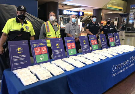 Employees Distribute 170,000 Masks