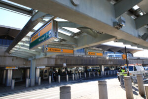 Exterior of Current Newark Liberty International Airport (EWR) Terminal-B New York Airport Exterior of Current Newark Liberty International Airport (EWR) Terminal-B