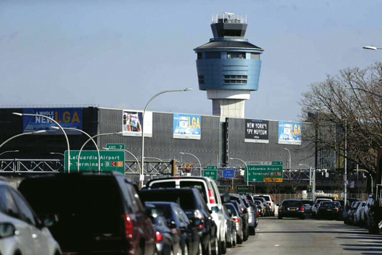 Conflict Over Border Wall Enters New Phase FEATURE ATC SHUTDOWN45 LGA TOWER Metropolitan Airport News