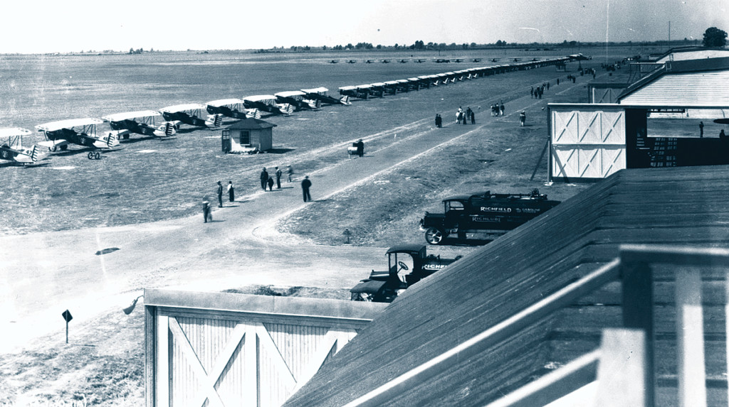 Mitchel Field New York Airport U.S. ARMY BIPLANES