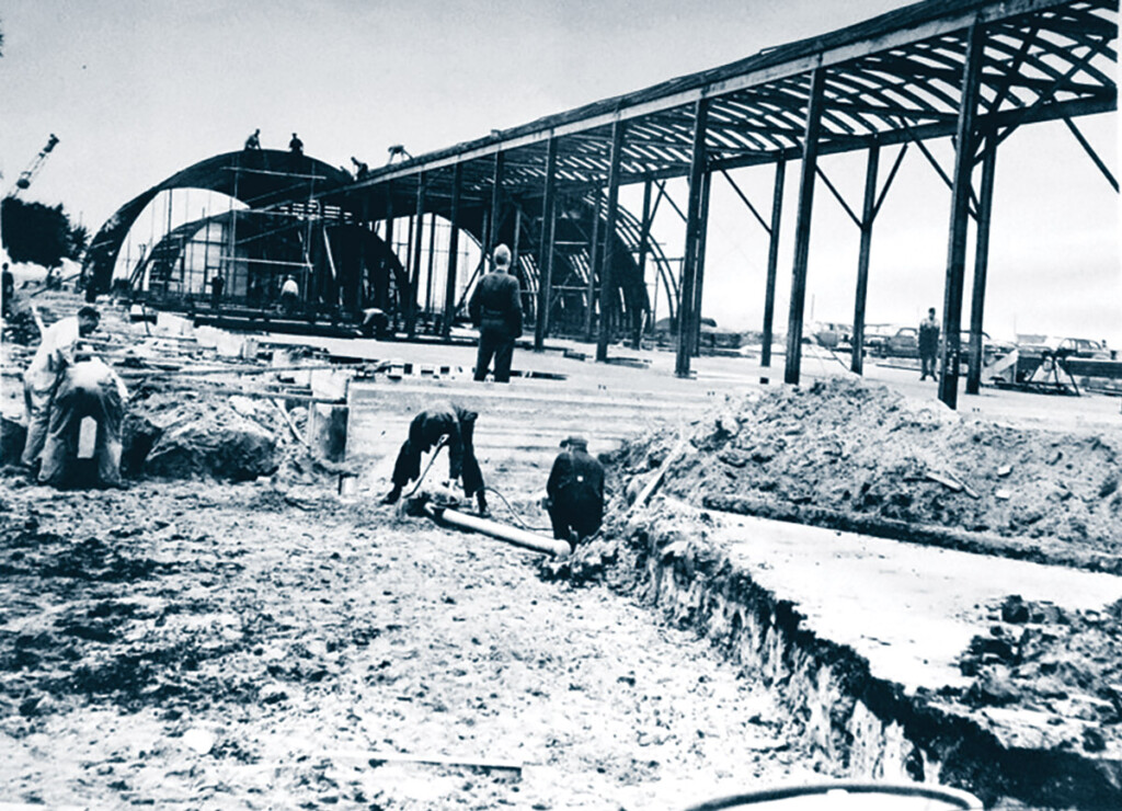 PANYNJ Celebrates 100th Anniversary New York Airport The first building at JFK Airport was a quonset hut terminal. (nyheritage.org/cradle of aviation)