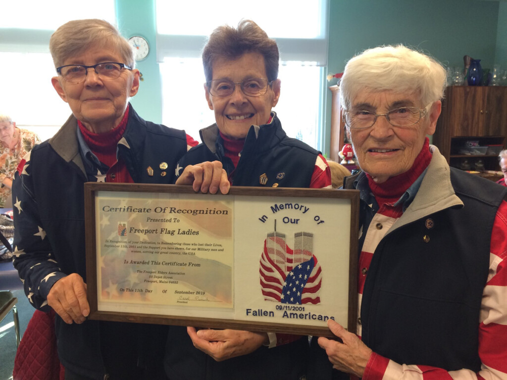 FREEPORT-MAINE-FLAG-LADIES