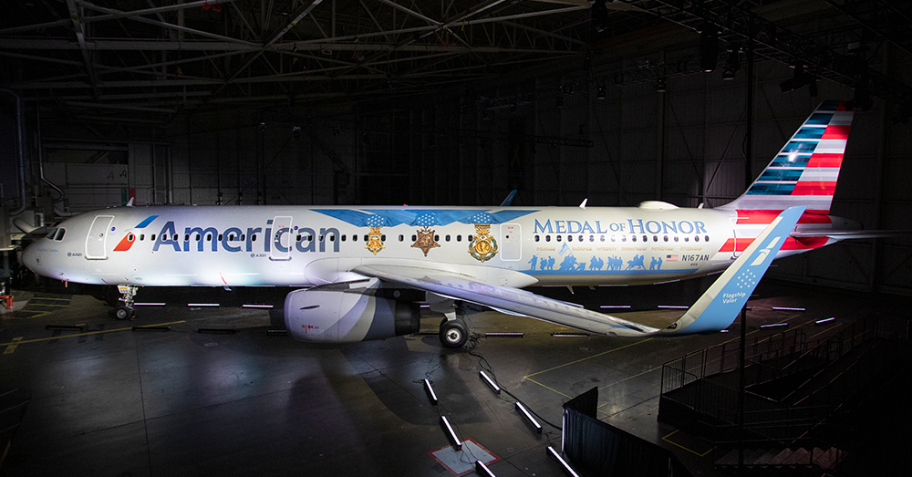 Flagship Valor: A Flying Tribute to Medal of Honor Recipients New York Airport Flagship Valor A flying tribute to Medal of Honor recipients