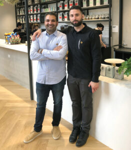 Co-Founders Stefanos Vouvoudakis and Tom Tsiplakos.