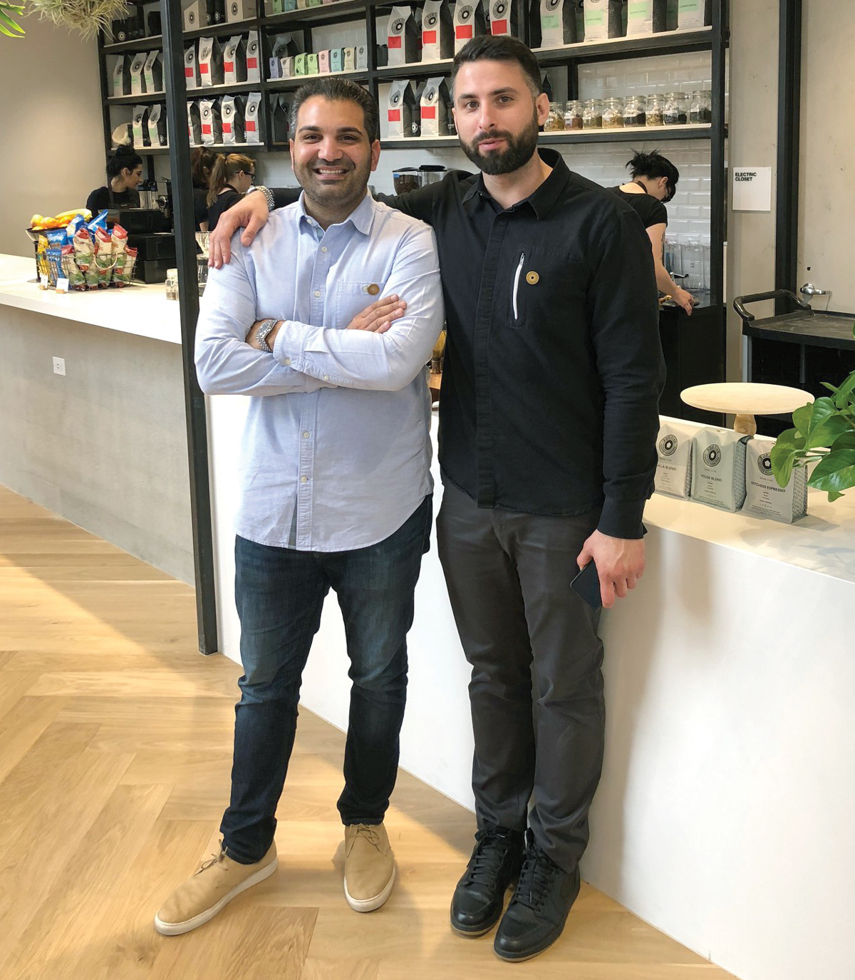 Co-Founders Stefanos Vouvoudakis and Tom Tsiplakos.