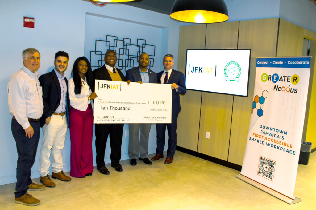 JFKIAT Presents $150,000 in Donations to Local Queens Nonprofit Organizations New York Airport Greater Jamaica Development 1 Metropolitan Airport News