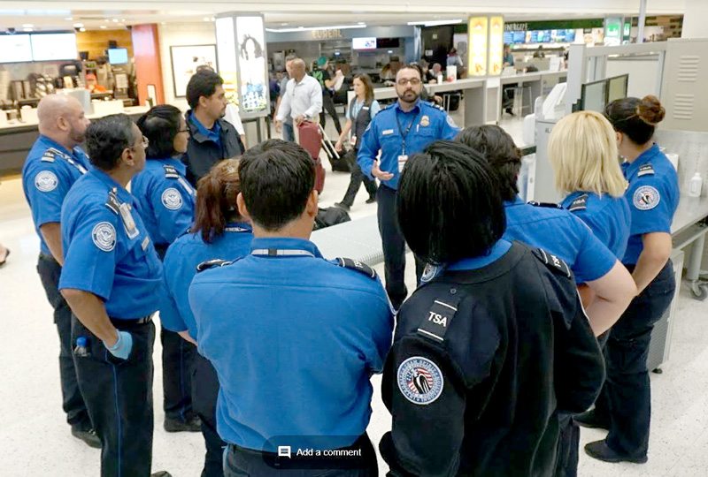 LaGuardia Airport TSA Officers Deployed During Hurricane Harvey Return Home to New York Harvey-TSST team from LGA gets briefed in Houston