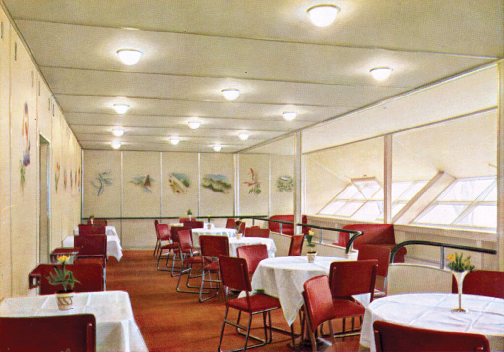 The Hindenburg New York Airport Hindenburg dining room