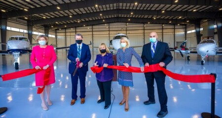 Long Island MacArthur Airport’s Federal Government Cash Infusion Means Service Improvements Town of Islip officials join Hawthorne Global Aviation executives to cut the ribbon on the companys new hangar.