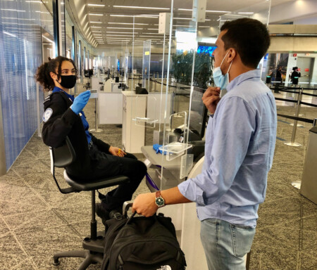 ID check at LGA Airport