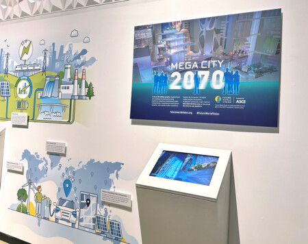 Engineering The Future & Cities of the Future Interactive display Engineering the Future Metropolitan Airport News