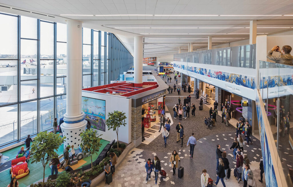 Play area located in the Eastern Concourse of Terminal B at LaGuardia Airport.