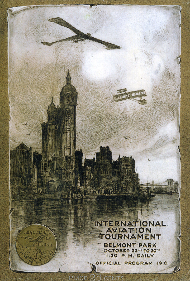The Dream of Flight: Skyway to Long Island New York Airport International Aviation Tournament at Belmont Park Program Cover