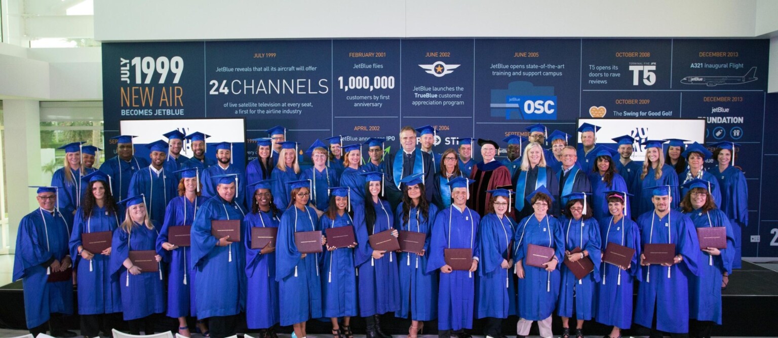 JetBlue Celebrates First Graduates of Its Employer-Sponsored College Degree Program JBS Photo 2 Metropolitan Airport News