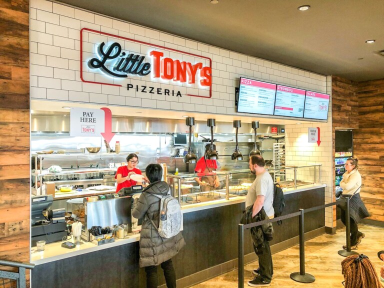 HMSHost Signs Up for ServSafe Dining Little Tony’s Pizzeria, Terminal-B at Newark Liberty International Airport.