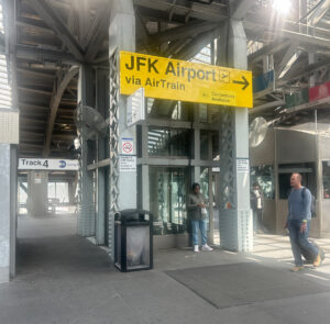 JFK AirTrain Connection at Jamaica Station New York Airport JFK AirTrain Connection at Jamaica Station