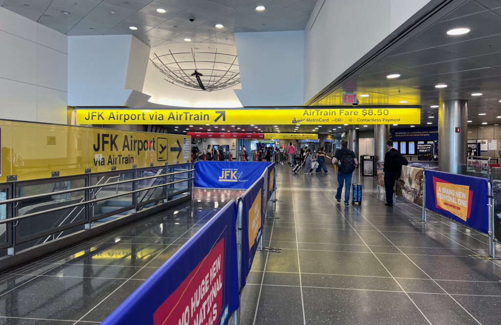 PANYNJ Announces 50% Fare Reduction for AirTrain to JFK New York Airport JFK AirTrain Jamaica Station
