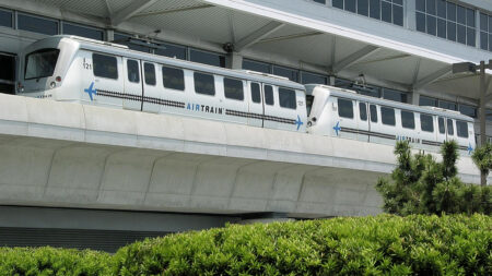 Alstom’s AirTrain has been transporting millions of passengers and employees between JFK Airport terminals since 2003 (ALSTOM)