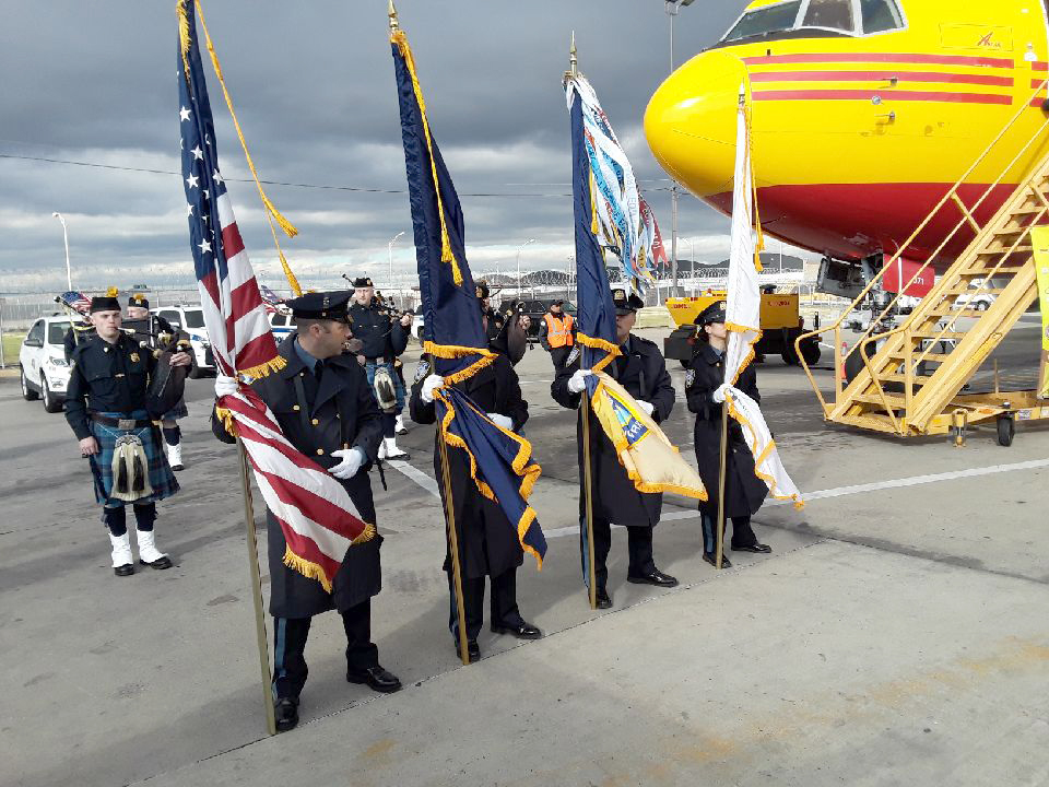 DHL at JFK Delivers Holiday Cheer to U.S. Troops Overseas New York Airport JFK DHL Operation Holiday Cheer 2018