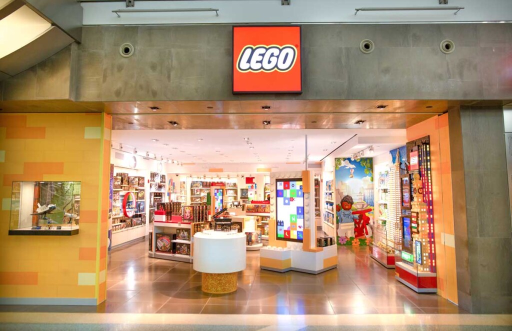 LIFE-SIZED LEGO® MODEL UNVEILED AT THE NEWLY OPENED LEGO AIRPORT STORE AT JFK TERMINAL 4