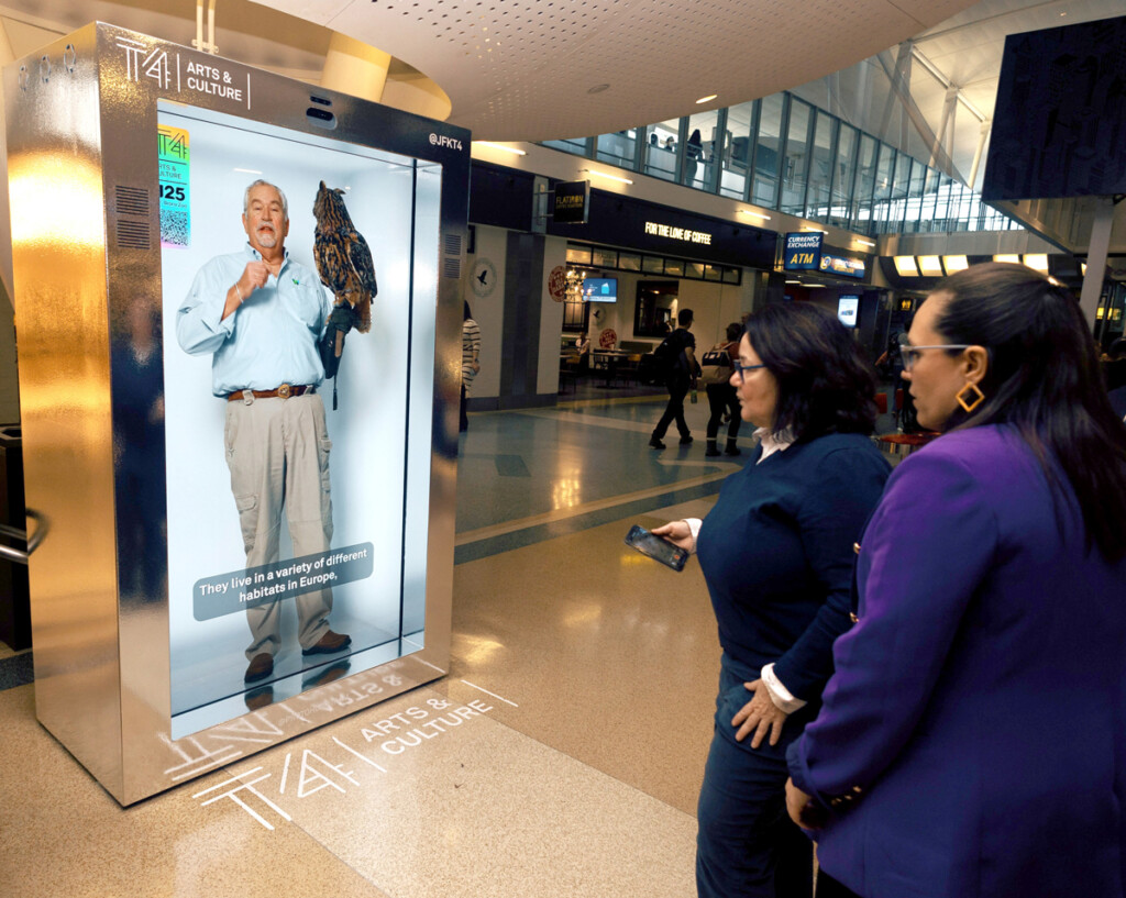 PANYNJ and JFKIAT Unveil Art Installations By Local Artists at JFK T4 New York Airport JFK RIBBON 2024 223 Metropolitan Airport News