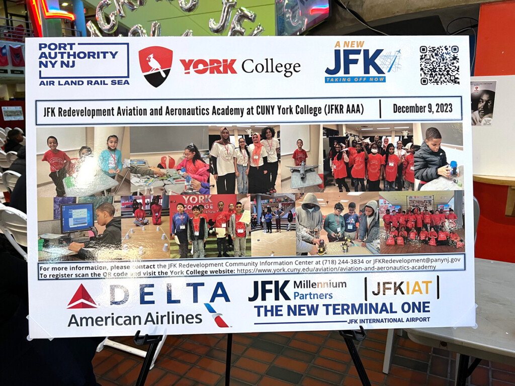 JFK Redevelopment STEM Program at CUNY York College New York Airport JFK Redevelopment STEM Program at York College Metropolitan Airport News