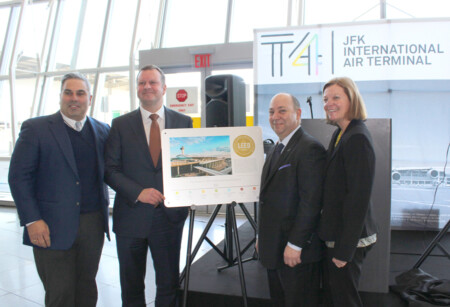 JFK Airport’s Terminal 4 Awarded Leed Gold Certification JFK T4 Leed Award 3 Metropolitan Airport News