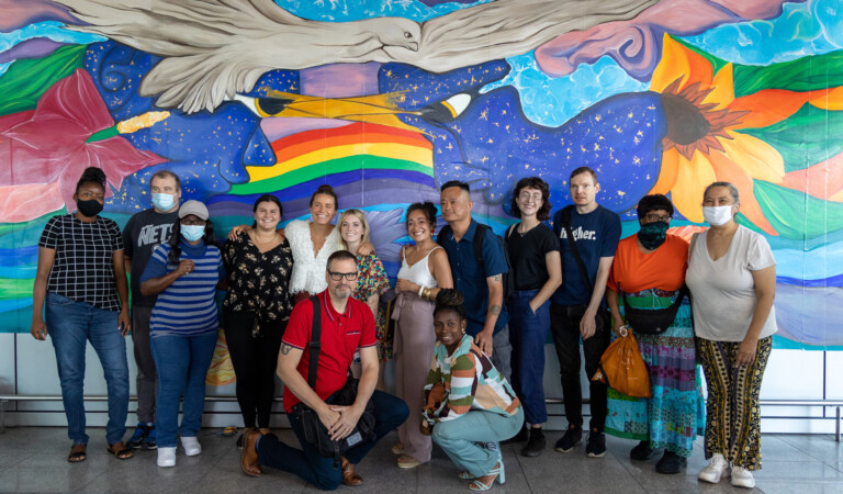 New Mural at JFK Airport’s Terminal 4 Seeks to Address Stigma Around Mental Illness JFK T4 Mental Health Mural - 1