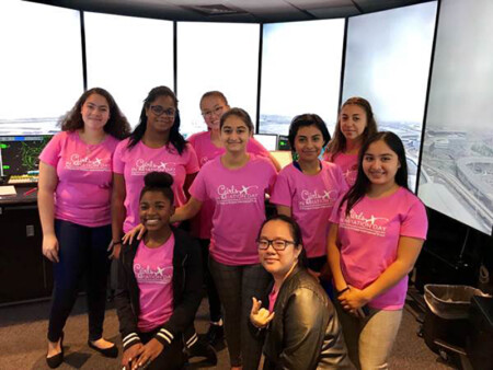 JFK Airport’s Terminal 4 Partners With Vaughn College for Girls In Aviation Day JFK T4 Vaughn College Girls in Aviation Day 2018