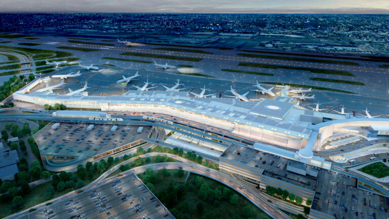 JFK Millennium Partners Selects Arora to Implement Terminal 6 EAM System Aerial rendering of JFK Terminal 6.