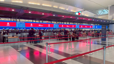 Transformation Continues at Delta’s New York City Hubs JFK Airport digital backwall Delta