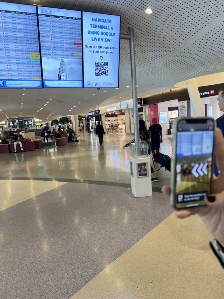 JFKIAT Teams Up With Google Maps to Launch Indoor Live View at JFK Terminal 4 New York Airport JFKIAT Teams Up With Google Maps to Launch Indoor Live View at JFK Terminal 4