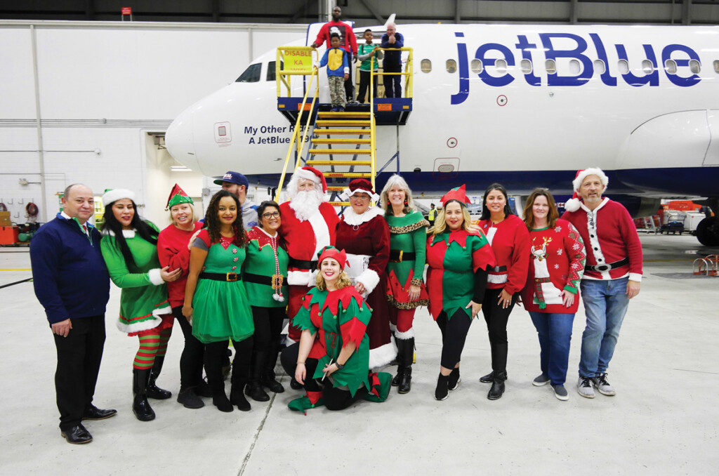 Airport Volunteers – Stepping Forward New York Airport JFKRotary Holiday Party