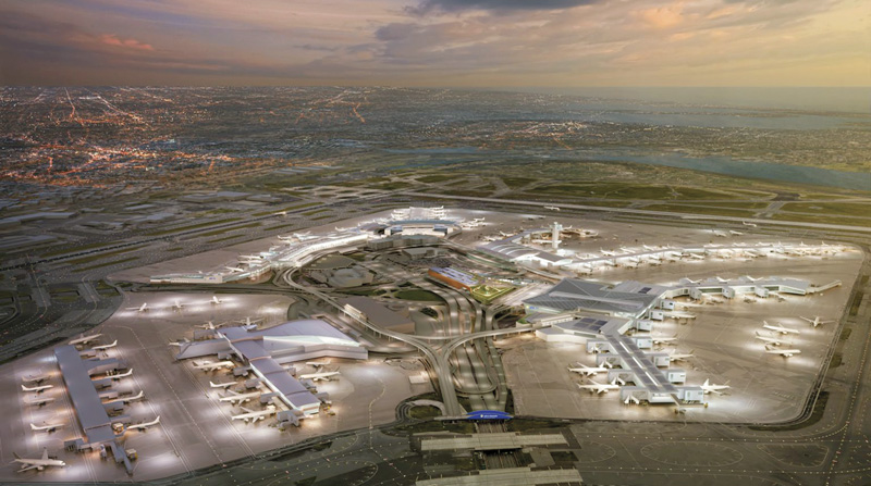The New Terminal One at JFK New York Airport JFK NTO Rendering 1 Metropolitan Airport News