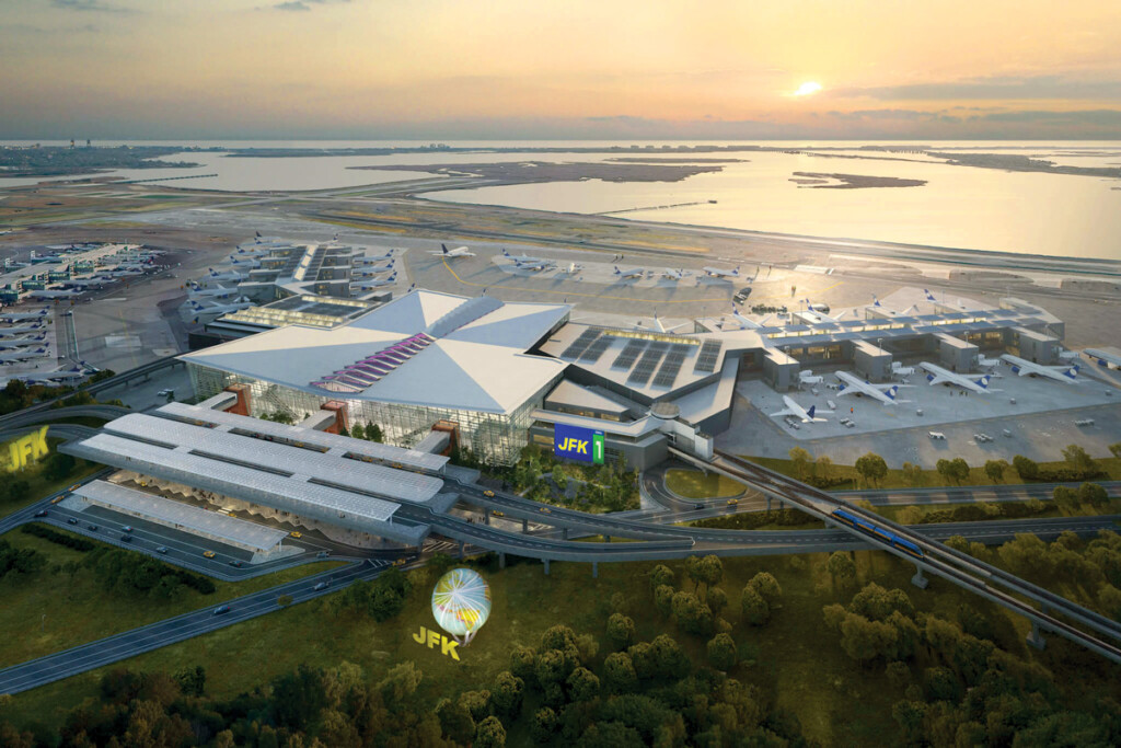 The Keeper of a Storied Legacy New York Airport JFK Terminal 1 Exterior Rendering