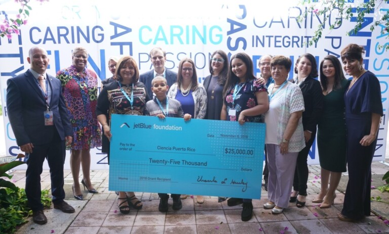 The JetBlue Foundation Celebrates National STEM Day by Awarding Grants to Power STEM Initiatives in Puerto Rico JetBlue Foundation Puerto Rico Grant STEM