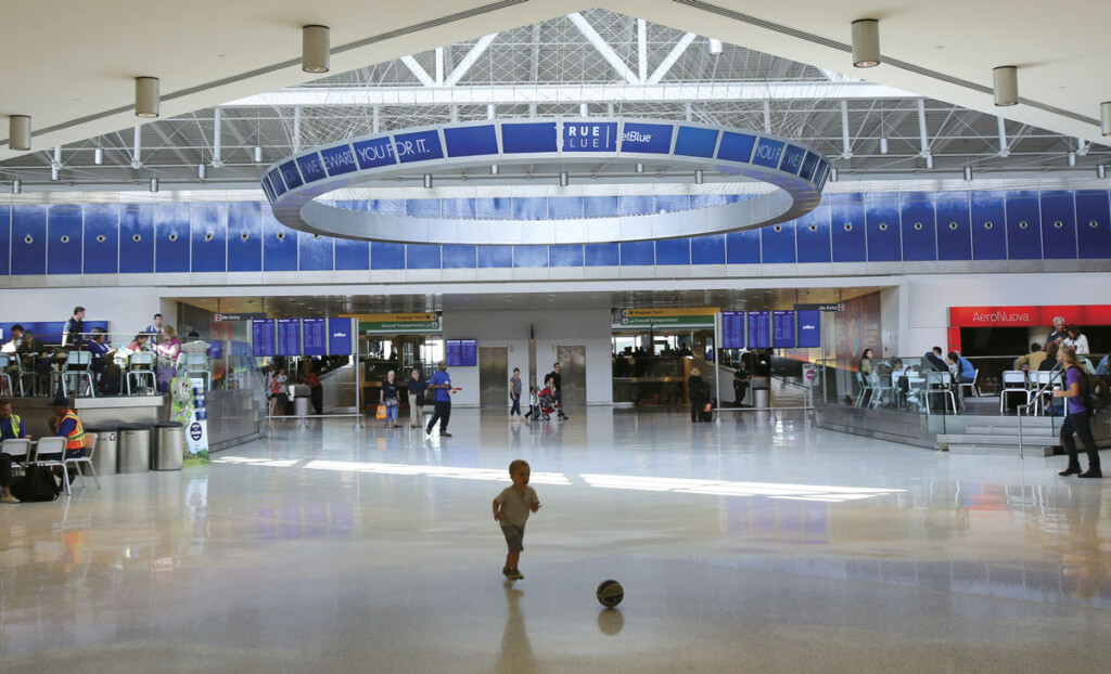 CAVU, Ceiling and Visibility Unlimited JetBlue JFK Terminal-5