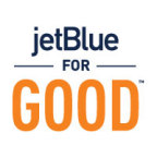 JetBlue Celebrated World Kindness Day by Awarding Grants to Local Nonprofit New York Airport JetBlue For Good Logo orange Metropolitan Airport News