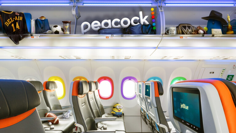 JetBlue and Peacock Soar to New Heights with First-of-Its-Kind Partnership JetBlue and Peacock Soar to New Heights with First-of-Its-Kind Partnership