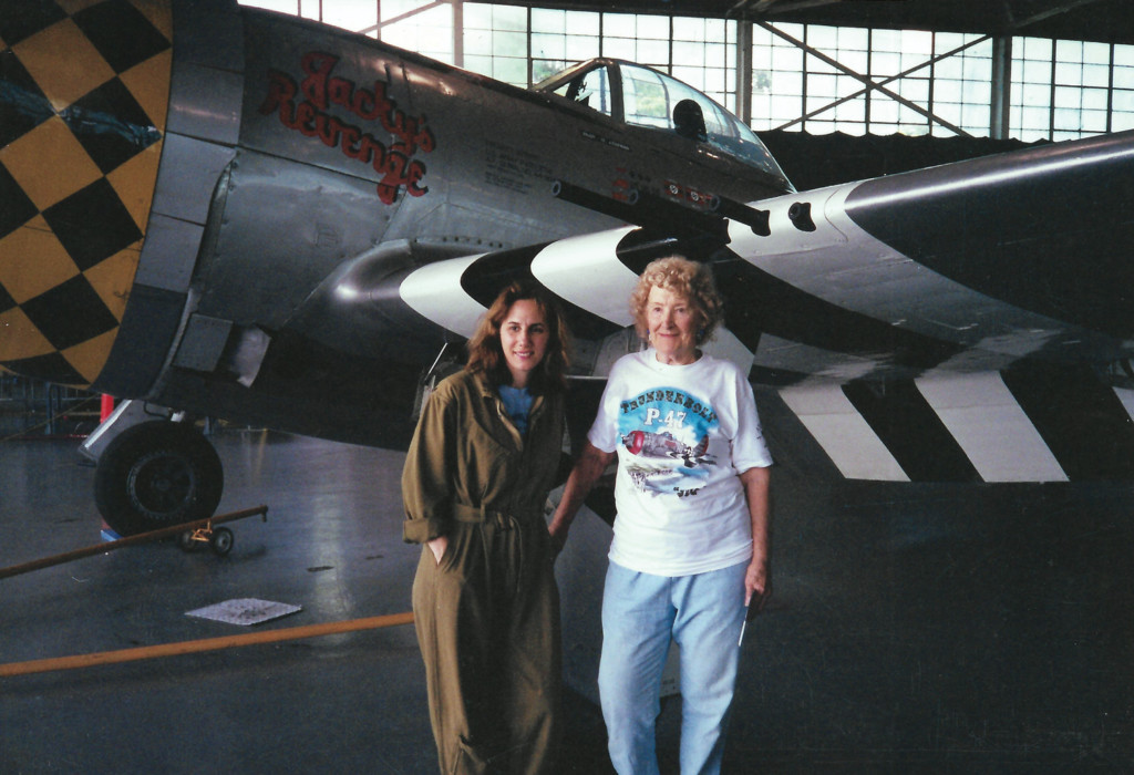 JuliaTeresa James P 47 at Amer. Airpower Museum Farmingdale L.I. June2001 PHOTO J.L. Blum Metropolitan Airport News