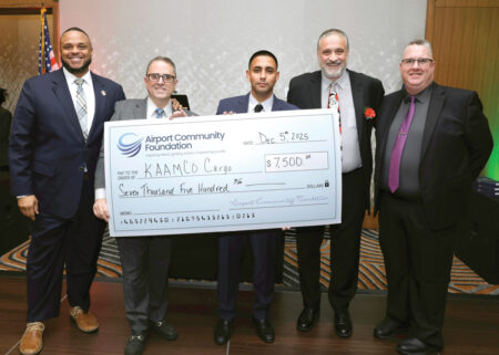 Airport Community Foundation (ACF) Check Presentation to KAAMCO Cargo KAAMCO-ACF