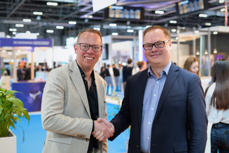 JFK Enhances Airport Operations System, Expanding Partnership With Copenhagen Optimization (L.-R.): Kasper Hounsgaard, co-CEO & founder, Copenhagen Optimization; Steve Tukavkin, Vice President IT and Digital, JFKIAT.