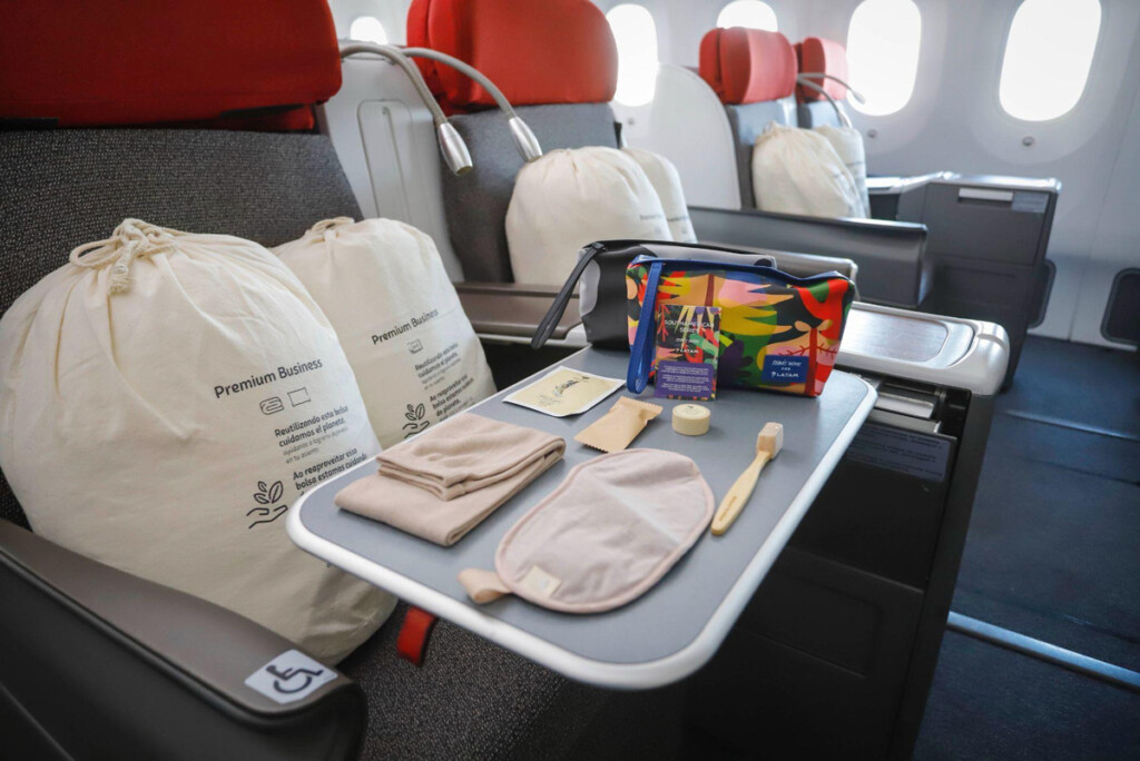 LATAM Implements Changes In Economy Cabin and Eliminates 75% of Single-use Plastics On Board New York Airport LATAM liminates 75 of Single use Plastics On Board Metropolitan Airport News