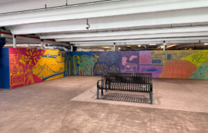 LaGuardia Airport Terminal B Parking Garage Mural New York Airport LaGuardia Airport Terminal B Parking Garage Mural